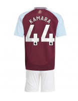 Aston Villa Boubacar Kamara #44 Domácí dres pro děti 2024-25 Krátký Rukáv (+ trenýrky)